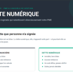 image article dette numérique
